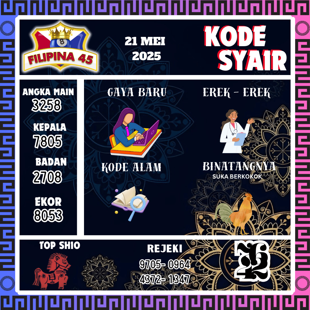 Kode Syair Filipina45 Pools - Mei Pools 